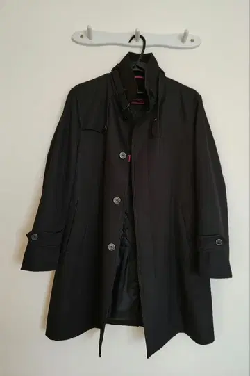 블랙 남성용 코트