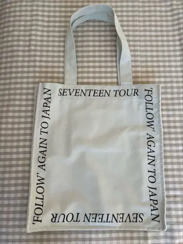 SEVENTEEN FOLLOW AGAIN BIG TOTE BAG