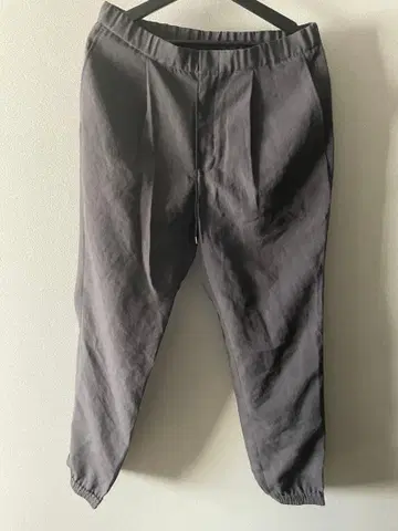 VANILLA ARCHIVE 그레이 와이드 조거 팬츠