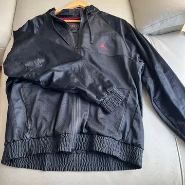 Jordan 블랙 나일론 자켓 M