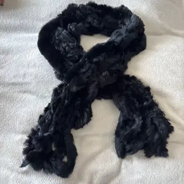 블랙 퍼 스타일 스톨 이탈리아 구매