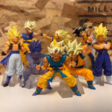 드래곤볼 손오공 피규어 8체 세트 HG 시리즈