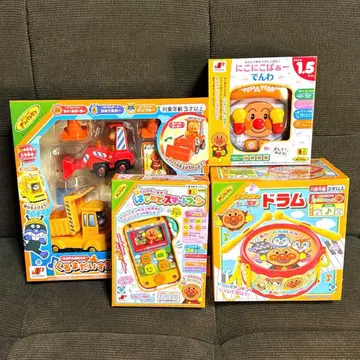 호빵맨 완구 4개 세트