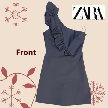 [ 새상품급 ] ZARA 원숄더 숏팬츠 콤비네이손 블랙 S