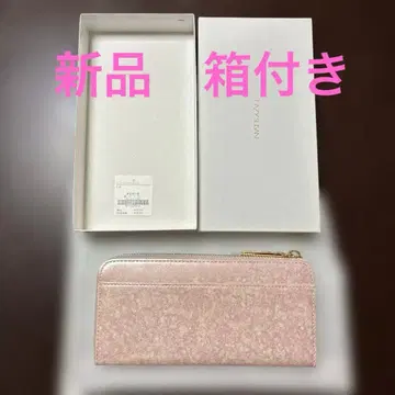 새상품 소가죽 핑크 장지갑 박스 포함