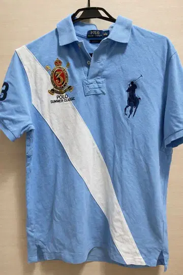 POLO 스카이블루 피케 셔츠 3