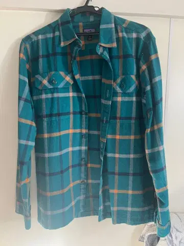 patagonia 오가닉 코튼 긴팔 플란넬 셔츠 S