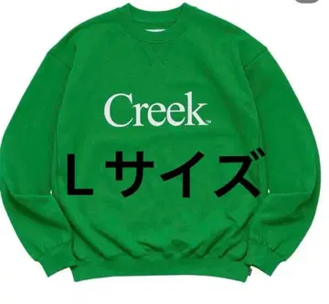 새상품 CREEK X WHIMSY / LOGO CREWNECK L 사이즈