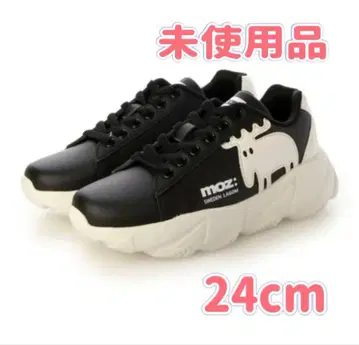 미사용 moz 경량 빅 엘크 통굽 스니커즈