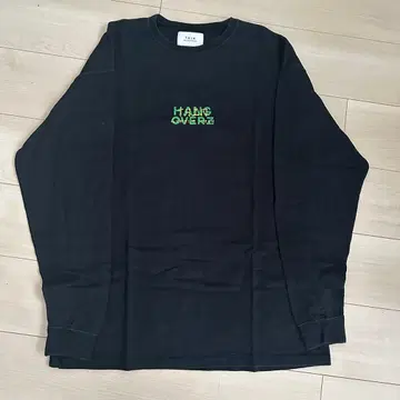 TAIN DOUBLE PUSH x hangoverz 블랙 롱티