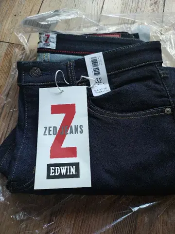 미사용 새상품 edwin zJeans 슬림 테이퍼트 팬츠 32인치