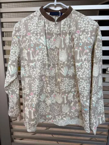 블라우스 리버티 요시에 샤워 파티 님 취미 라 애프터눈