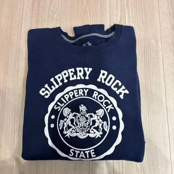 Slippery Rock 구제 의류 트레이닝복 네이비