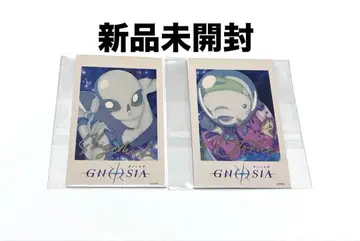 그노시아 GNOSIA 인스턴트 사진풍 카드 오토메 시게미치 2점