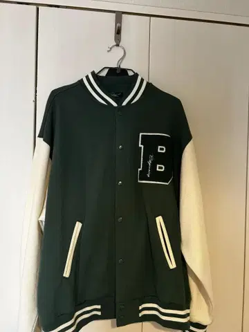 바시티 자켓 그린