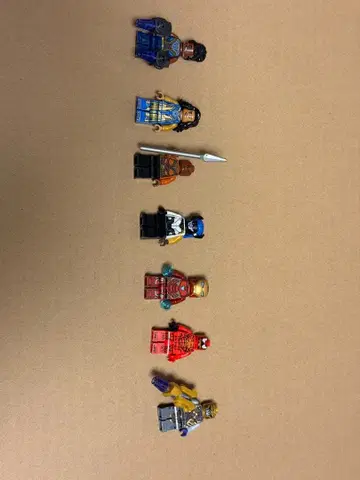 슈퍼히어로 마블 LEGO 미니피규어 7체 세트