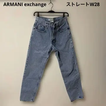 ARMANI exchange 데님 스트레이트 청바지 W28