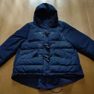 MARECHAL TERRE 후드 부착 다운 자켓 네이비(다크 네이비)