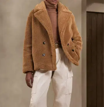 바나나리퍼블릭 보아 코트 테디베어 자켓