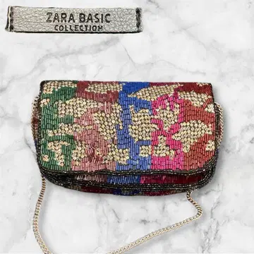 ZARA BASIC 비즈 장식 숄더백