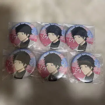 월드 트리거 와토리 캔뱃지 오키