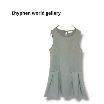 [ 하이픈월드 갤러리 ] 튜닉 원피스 슬리브리스 귀여운