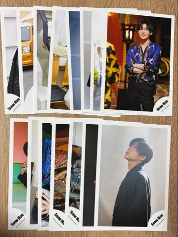 SnowMan 메구로 렌 사진 15장 세트