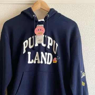 [ 새상품 택 포함 ] GU 맨투맨 네이비 후드티 M 커비 Kirby