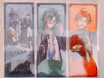 니지산지 IMPACT 특전 티켓풍 카드 3장