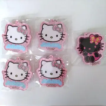 키티 아크릴 키링 가챠 키라키라GAL 핑크GAL
