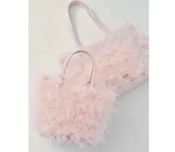 CELFORD 프릴 핑크 토트백