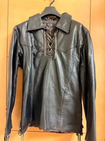 HORN WORKS 레이스업 가죽 자켓