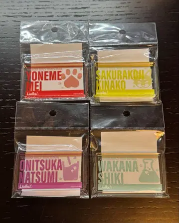 러브 라이브! 슈퍼스타!! Liella! 아크릴 네임 오브제 2기생 세트