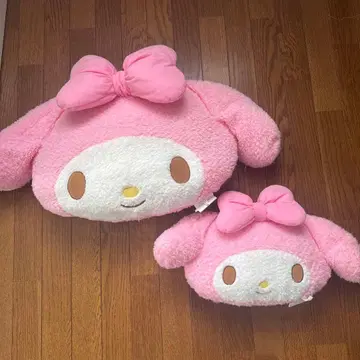 마이멜로디 얼굴 크기별 2개 봉제 인형 세트