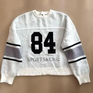 GRACE CONTINENTAL 라거 자카드 숏 니트 탑