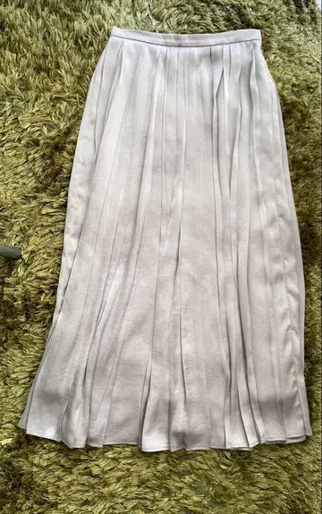 [알아바일] 플리츠 롱 스커트 베이지