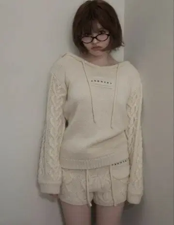 Mou 루즈 니트 세트 업 앤드메리