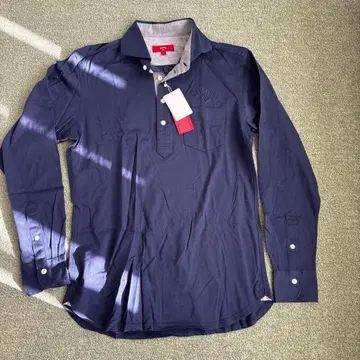 [ 미사용 새상품 ] 캘러웨이 네이비 긴팔 피케 셔츠 L