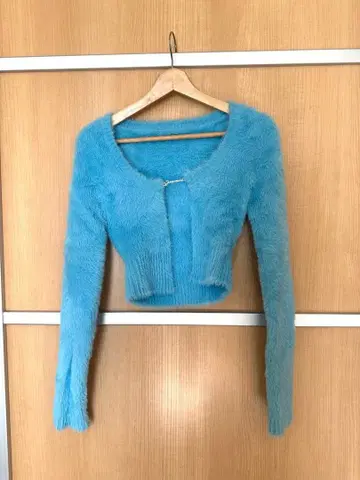 JACQUEMUS 샤기 니트 가디건 36