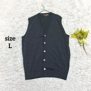 Maker's Shirt 카마쿠라 니트 베스트 울 베스트 울 100%