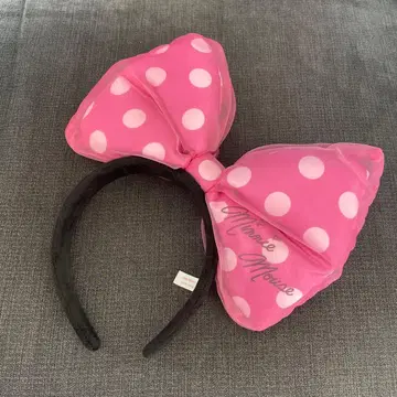 미니 마우스 리본 머리띠 디즈니