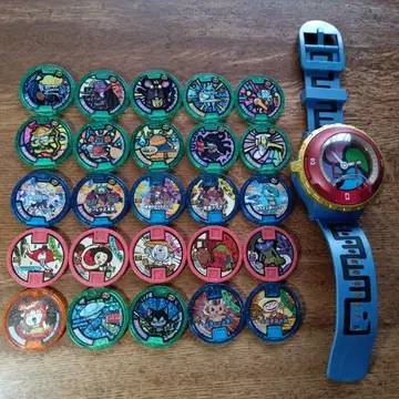 DX 요괴워치 제로시키 & 대길 메달 포함 요괴 메달 25개 세트