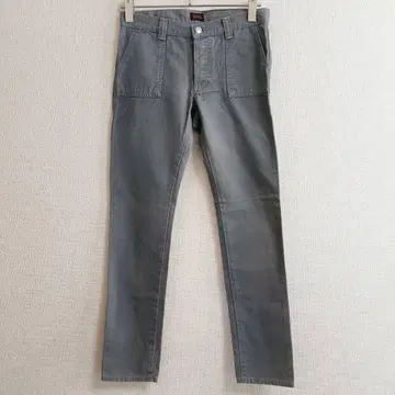 s0669 [ O.M.G ] 코튼 스트레이트 팬츠 컬러 팬츠 일본제 무지