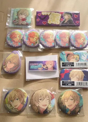 앙스타 카오루 캔뱃지 14점