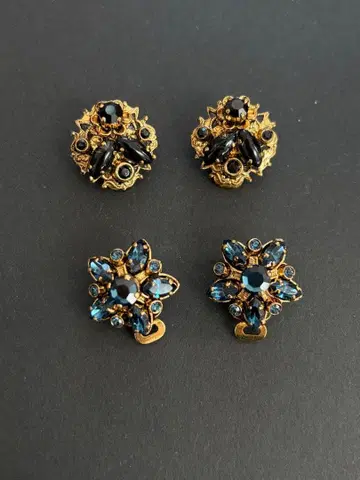 W.GERMANY 서독일제 빈티지 귀찌 2점