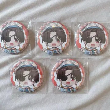 WIND BREAKER 체크 세일러 캔뱃지 소방준비