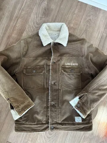 BAYFLOW 브라운 코듀로이 자켓 보아 자켓 사이즈 3