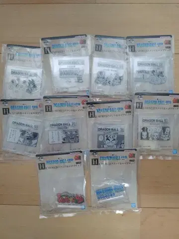 드래곤볼 40주년 제일복권 H상 로고 블록 10종