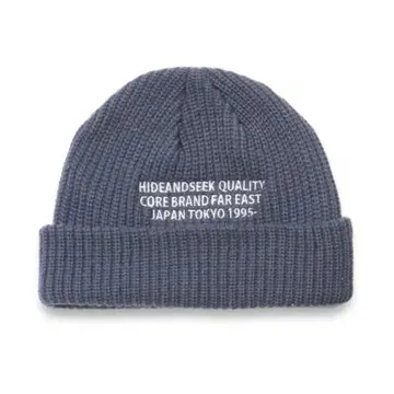 23AW HIDE AND SEEK 하이드앤시크 니트캡 블루