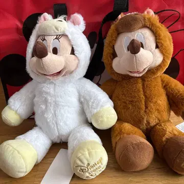 디즈니 스토어 간지 미키 미니 봉제 인형 세트